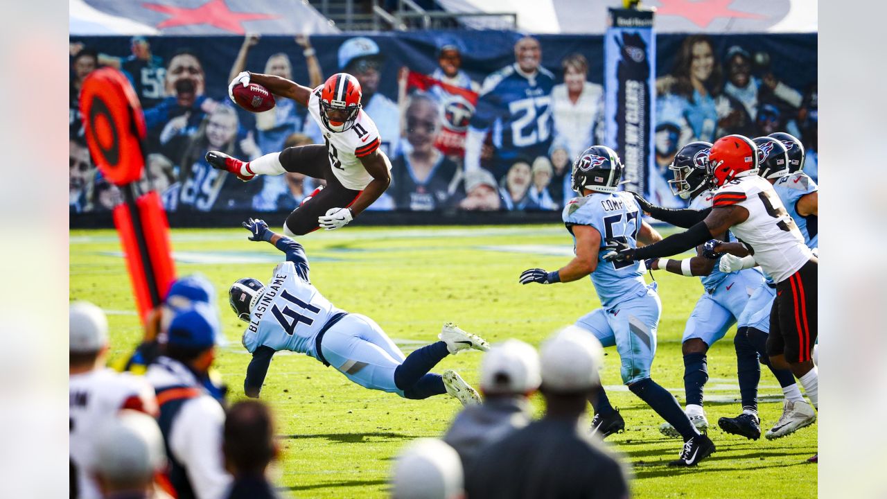 Bake Show: Baker Mayfield leads Cleveland Browns past Tennessee Titans 41-35