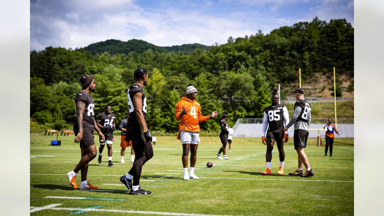 Greenbrier trip, Eagles practices, HOF top key Browns preseason dates