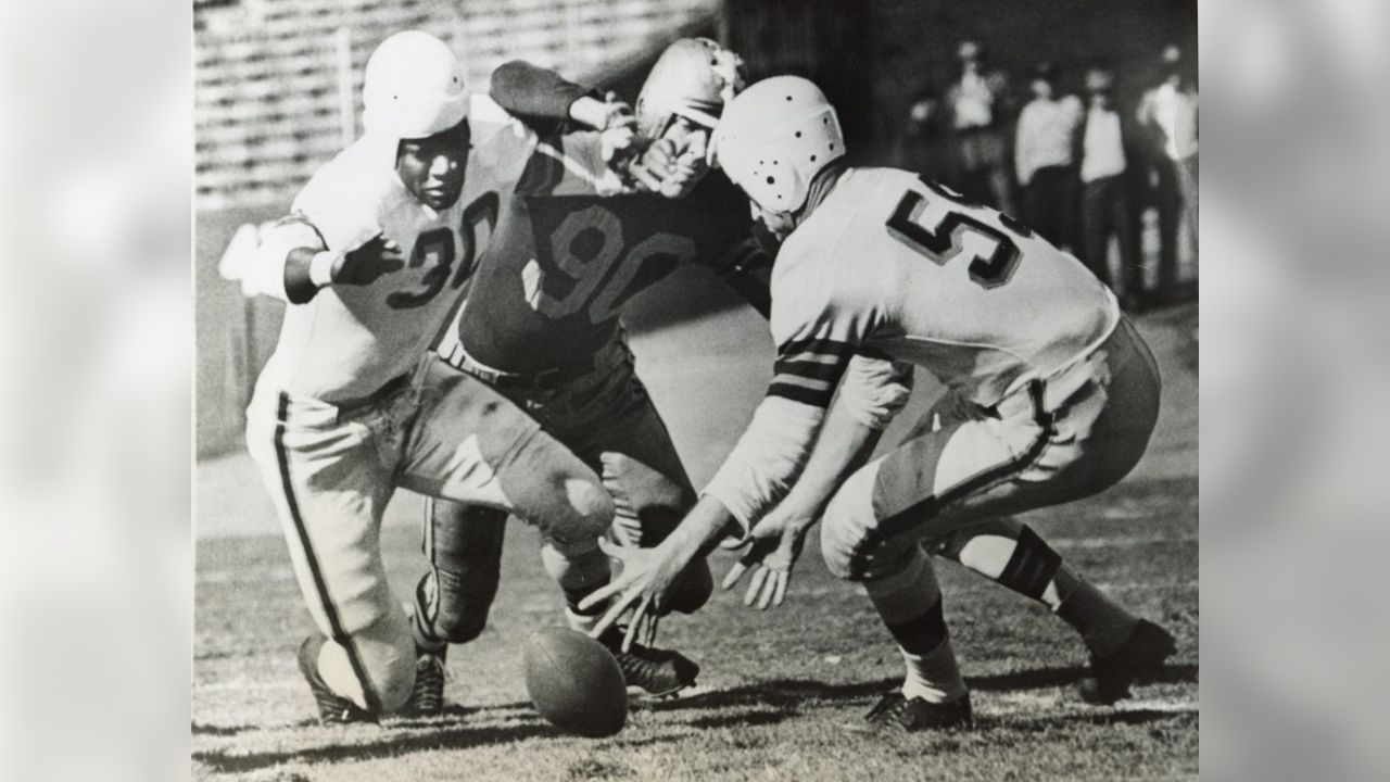 1953 Lou Groza Cleveland Browns Card team issue