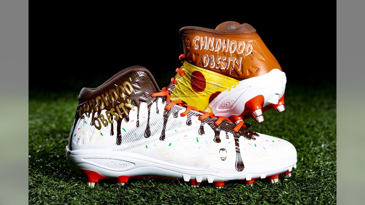 These Mambacita cleats for Browns safety @realgrantdelpit are sick