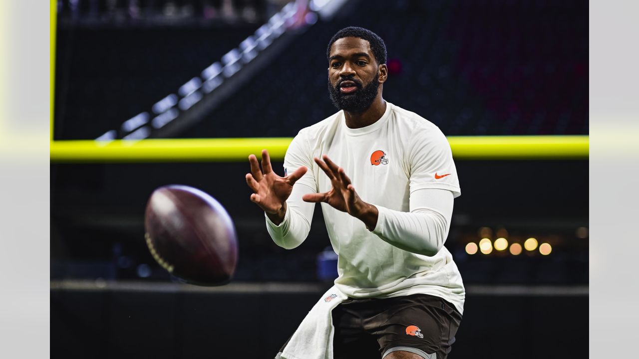 Cleveland Browns cornerback Martin Emerson Jr. (23) is shown during an NFL  football game against the Atlanta Falcons, Sunday, Oct. 2, 2022, in  Atlanta. (AP Photo/John Amis Stock Photo - Alamy