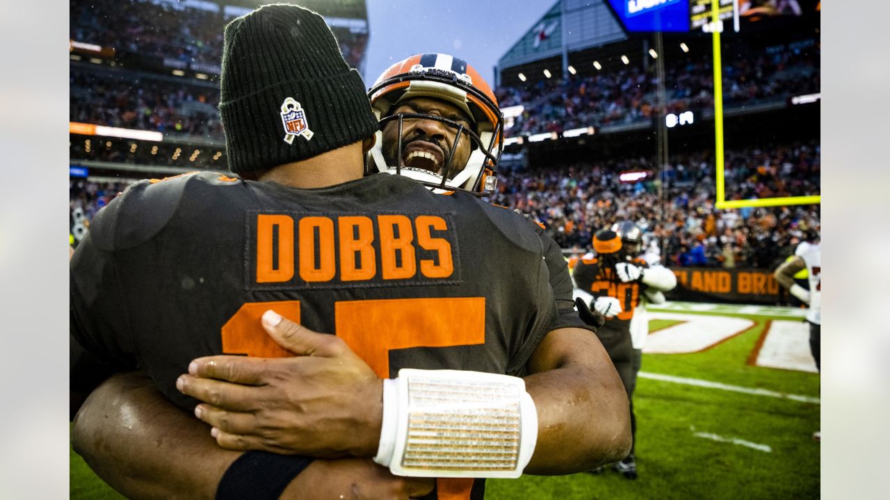 Presenting The Cleveland Browns' Quarterback Room: Jacoby Brissett And Josh  Dobbs