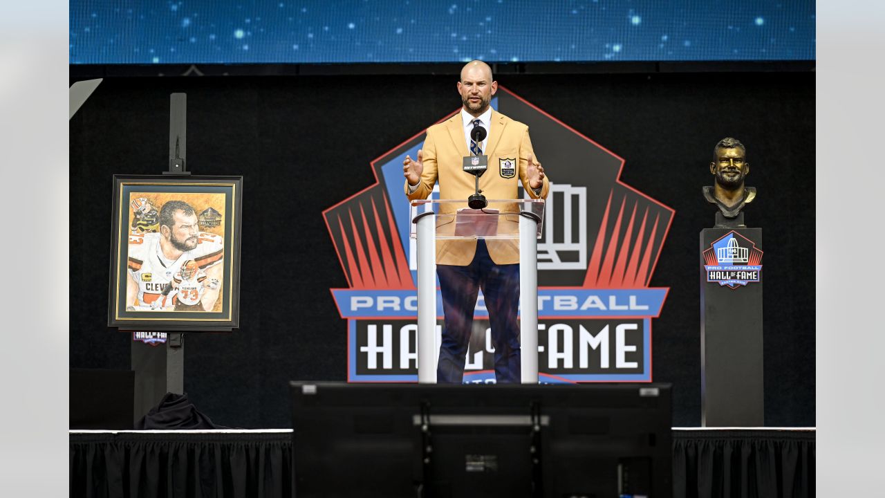 Stage from my seat - Picture of Tom Benson Hall of Fame Stadium