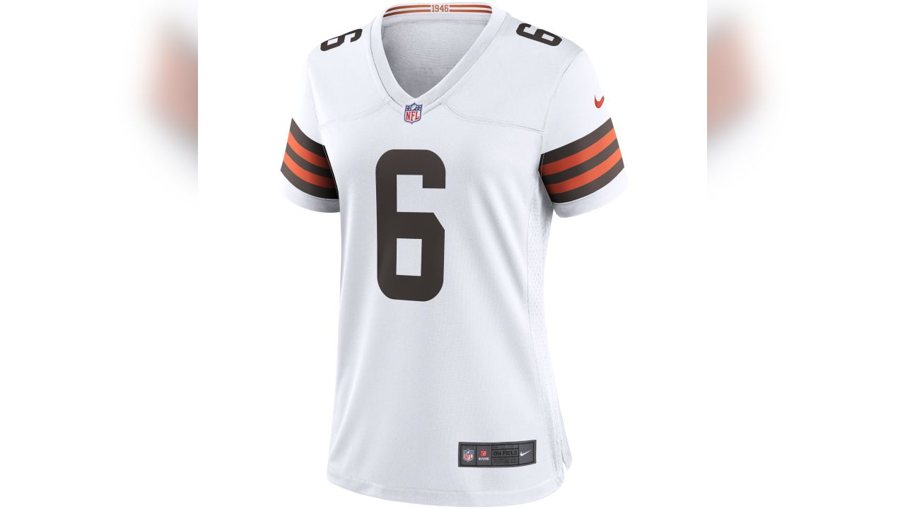 Youth Nike Nick Chubb White Cleveland Browns 1946 Collection Alternate Game  Jersey