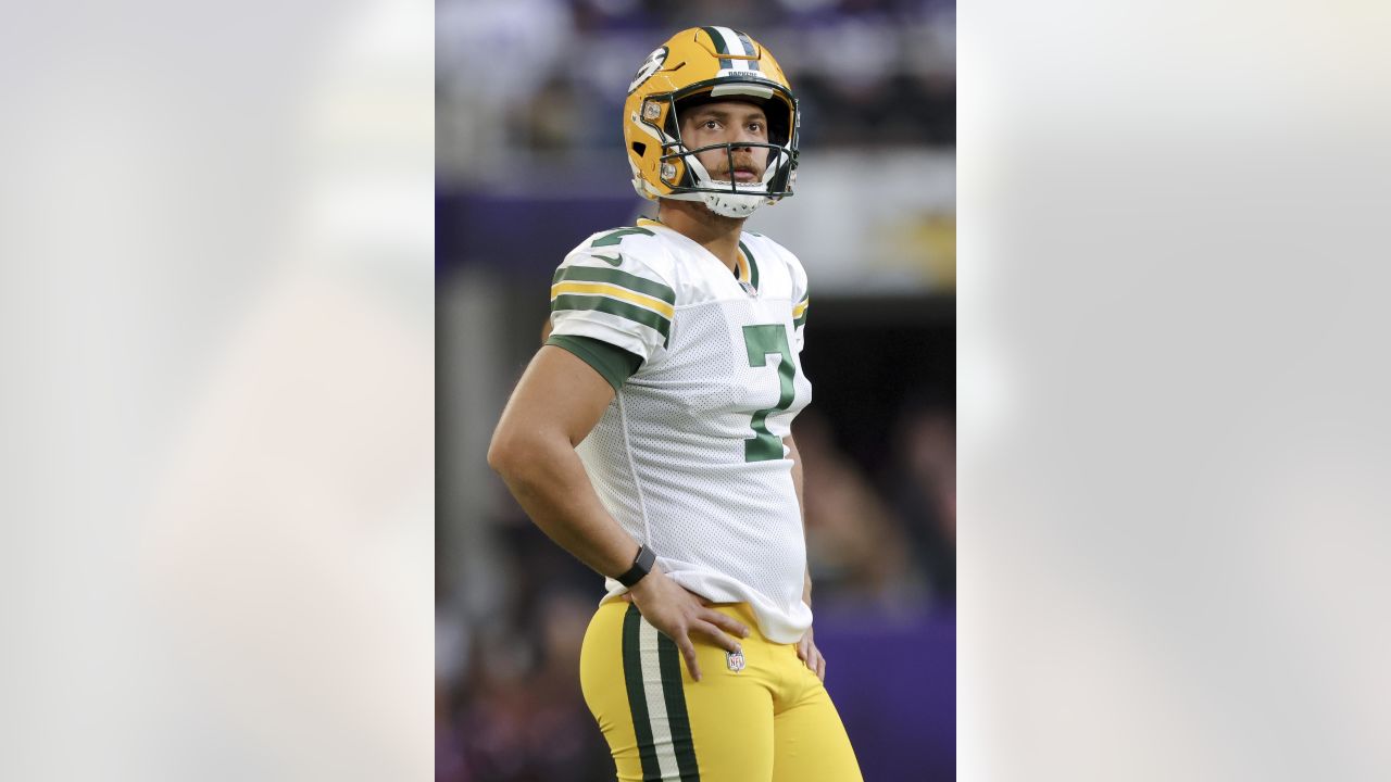 Packers punter, No. 7 Corey Bojorquez: Green Bay acquired him in trade