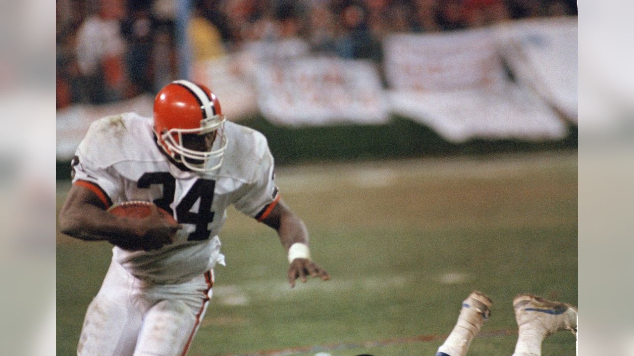 Kevin Mack and Earnest Byner Sined Autographed Cleveland Browns 8x10 Photo  - JSA Authentic