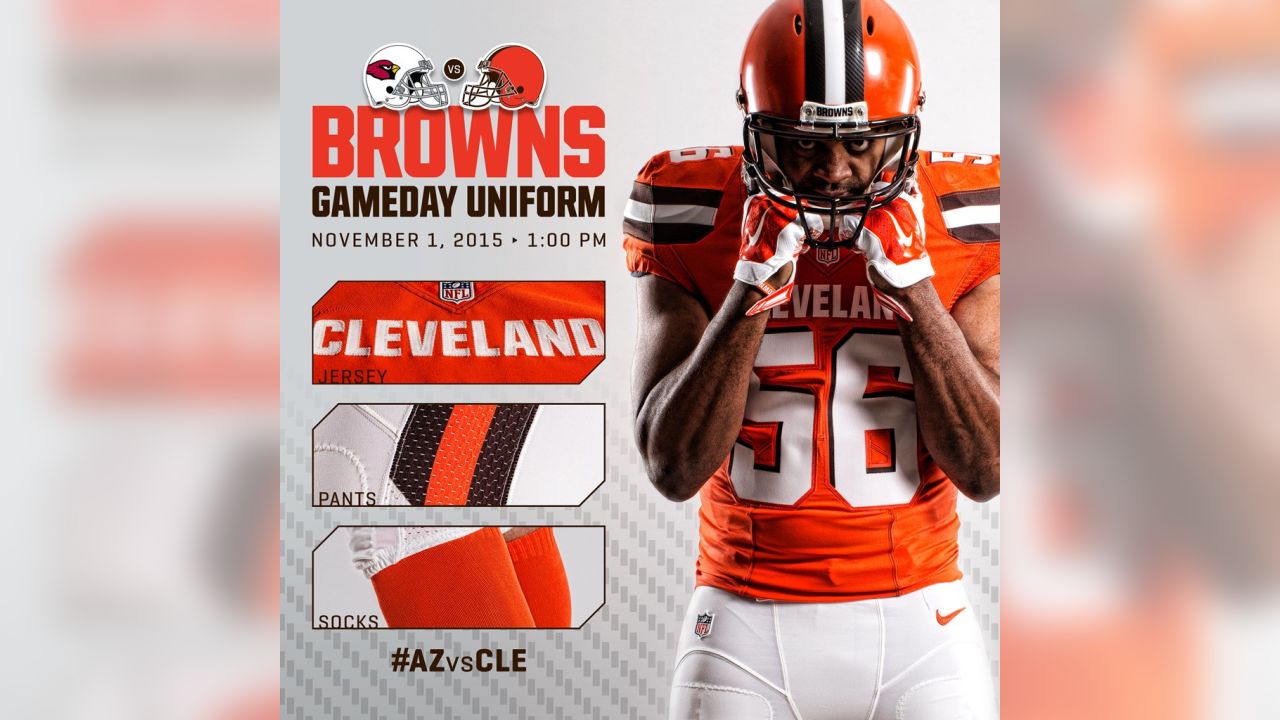 Browns uniforms throughout the years