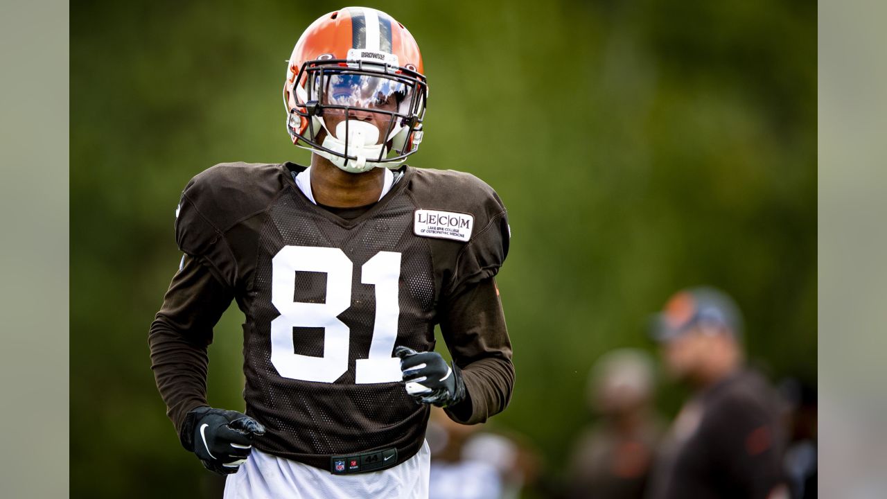 Myles Garrett, Baker Mayfield and other Browns players loved their new  uniform jerseys delivered Wednesday, with Garrett tweeting #backtotheroots  