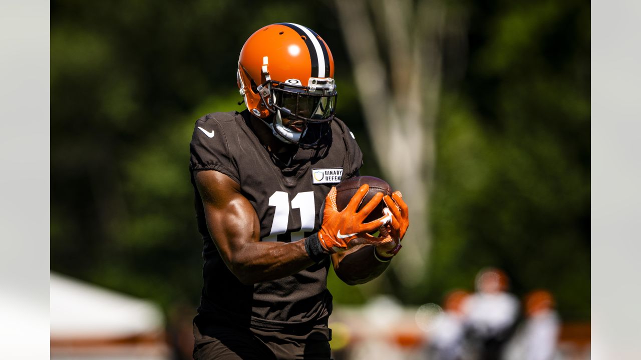 Marquise Goodwin back practicing after missing all of Browns Training Camp