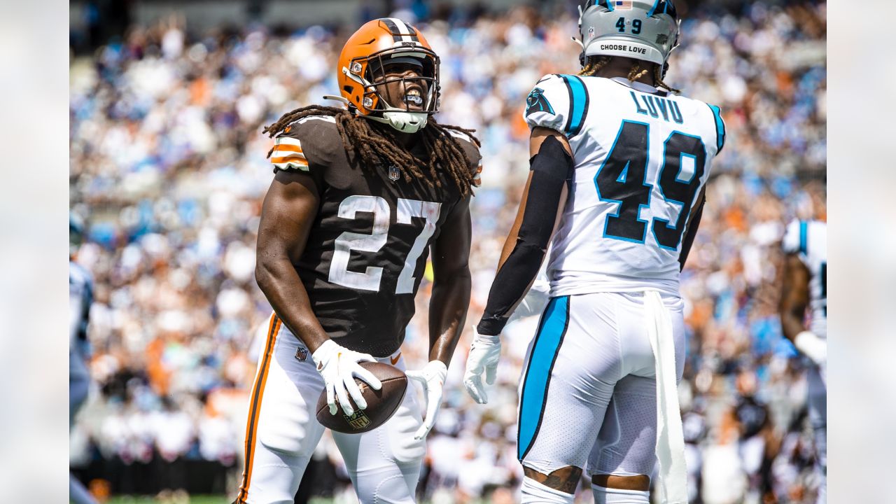 Cleveland Browns quarterback Jacoby Brissett vs. Carolina Panthers,  September 11, 2022 