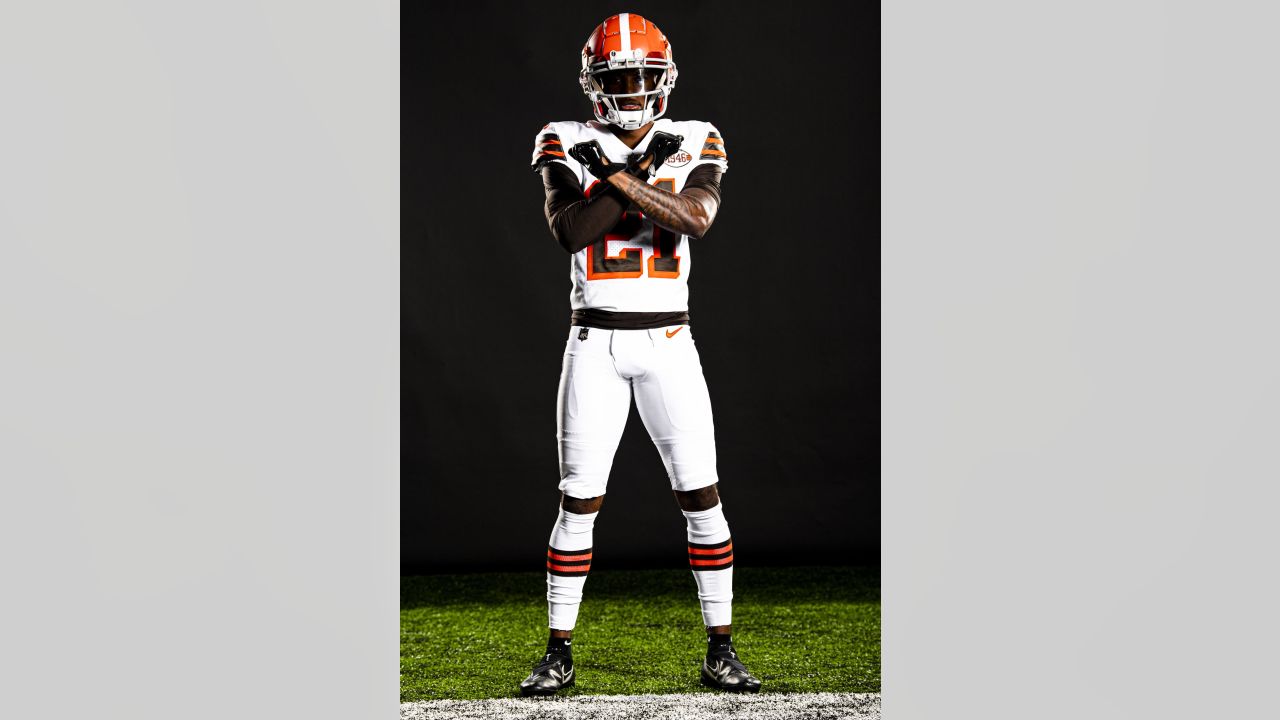 🏈2021🏈 Season Cleveland Browns Uniform 75th Anniversary Iron-on