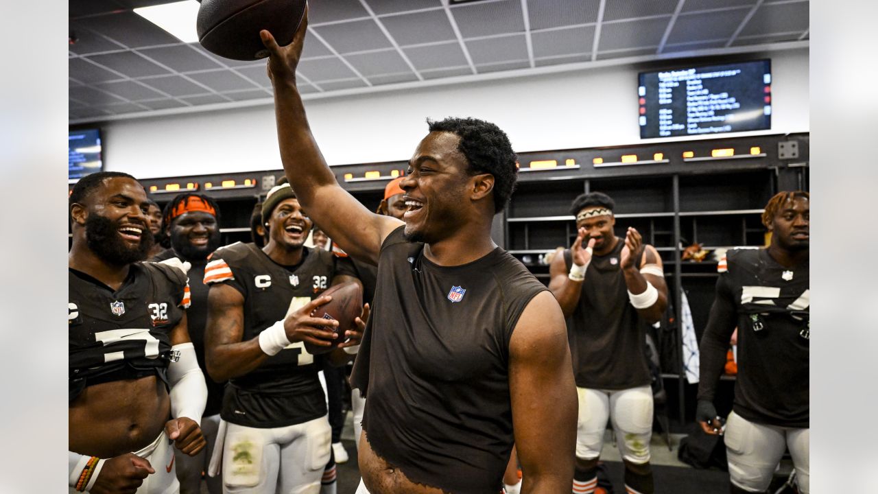 Photos: Postgame Celebrations against the Titans