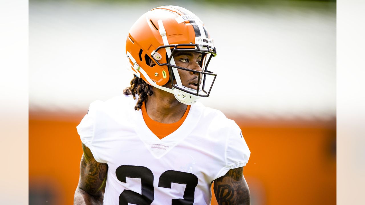 Cleveland Browns cornerback Martin Emerson Jr. (23) is shown