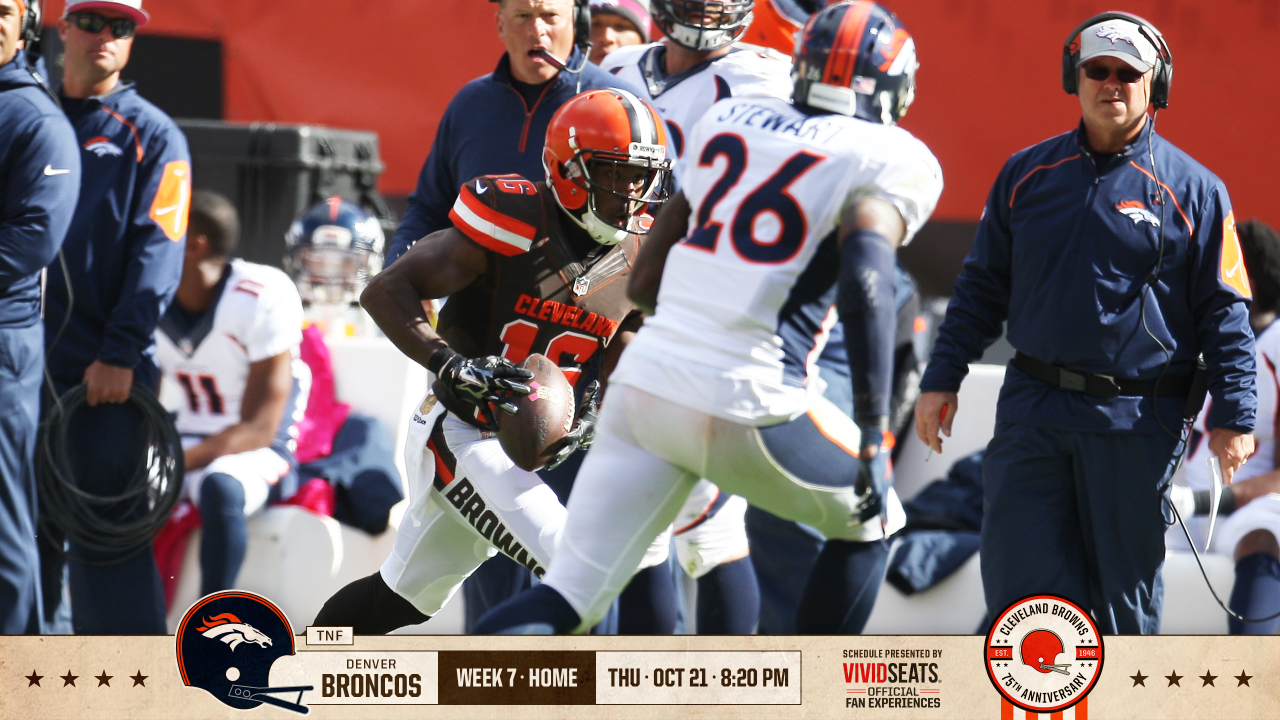 What time is the NFL game tonight? TV schedule, channel for Browns vs.  Broncos in Week 7