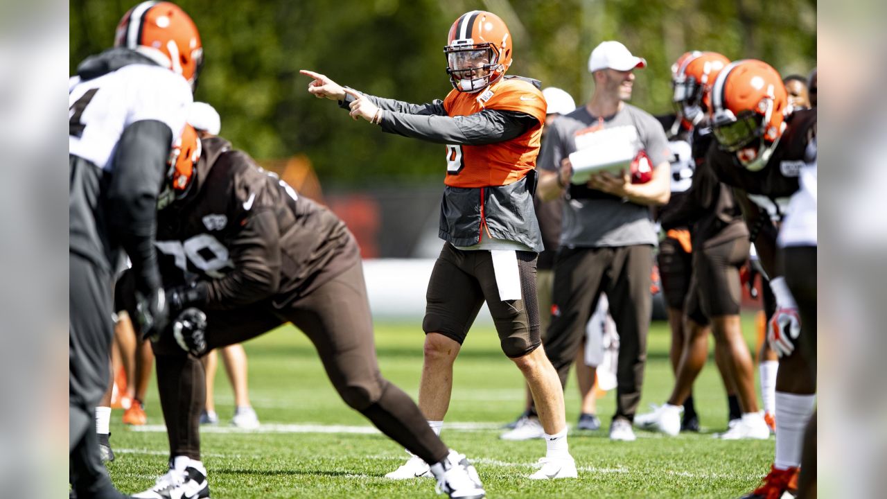 Myles Garrett, Baker Mayfield and other Browns players loved their new  uniform jerseys delivered Wednesday, with Garrett tweeting #backtotheroots  