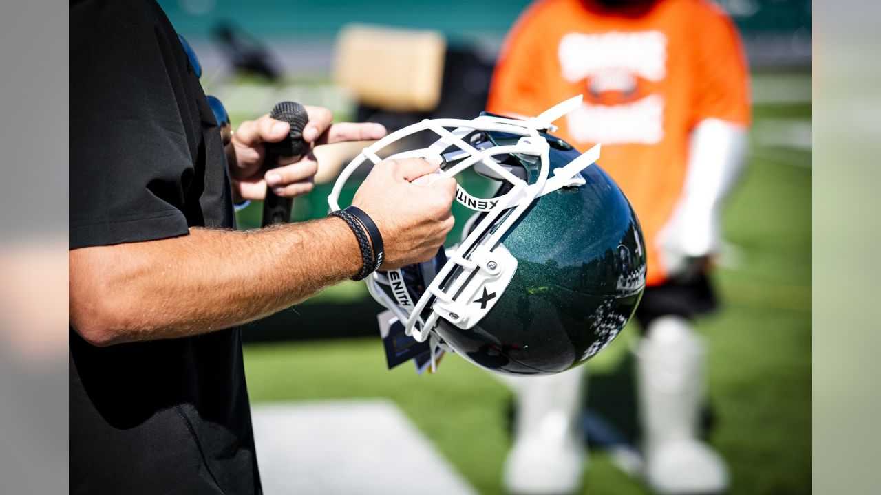 Engineers modify football helmet to reduce the spread of COVID-19