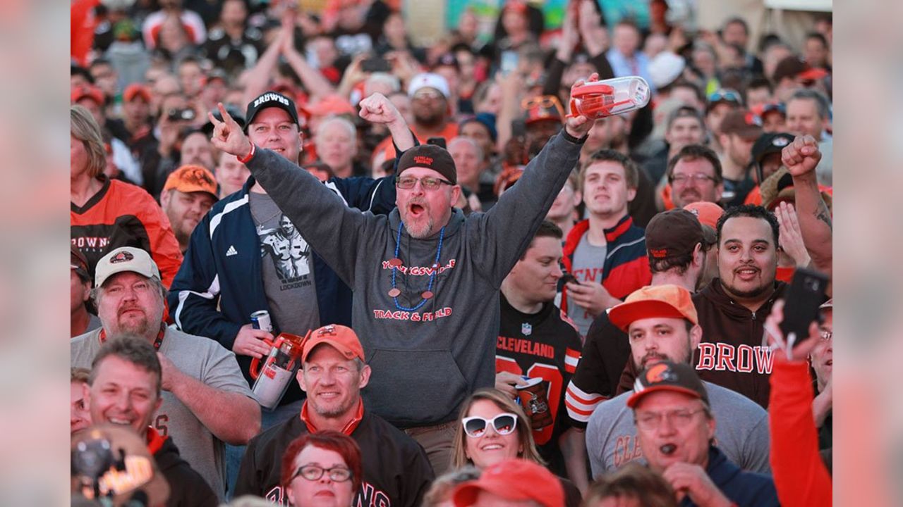 Cleveland Browns' fans show off their food and tailgates at the