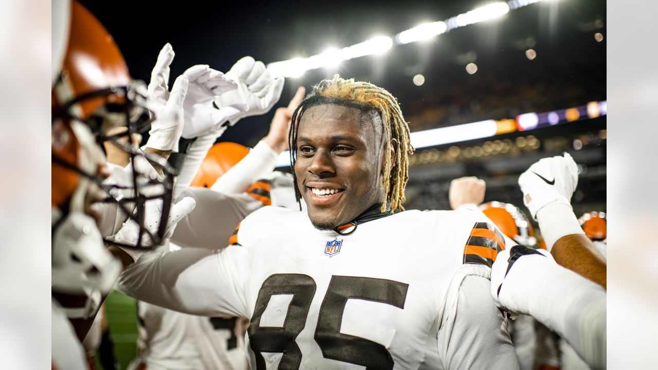 Photos: In Focus - Browns designate TE David Njoku as franchise player