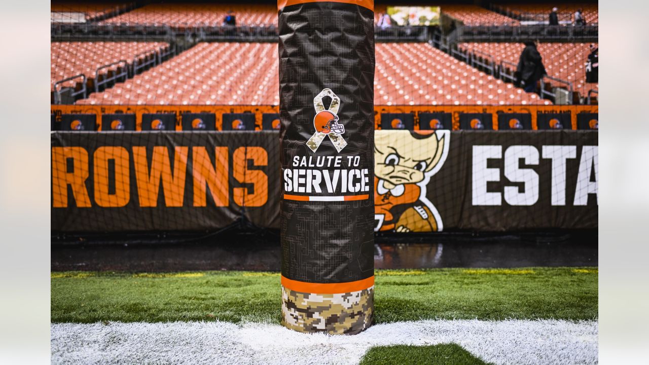 Browns Salute to Service at Sunday's game vs. Buccaneers