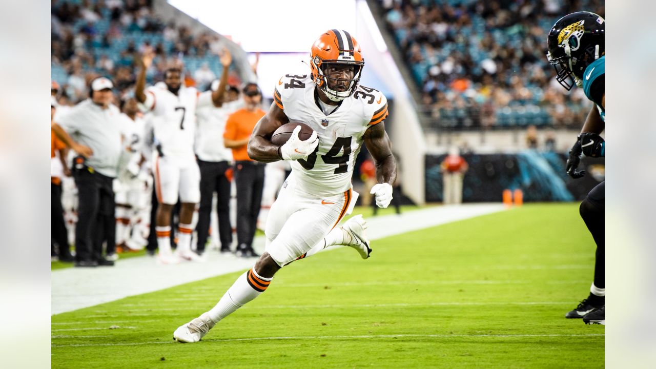 Cleveland Browns offensive tackle James Hudson III (66) during a pre-season  NFL football game, Aug. 14, 2021 in Jacksonville, Fla. (AP Photo/Don  Montague Stock Photo - Alamy