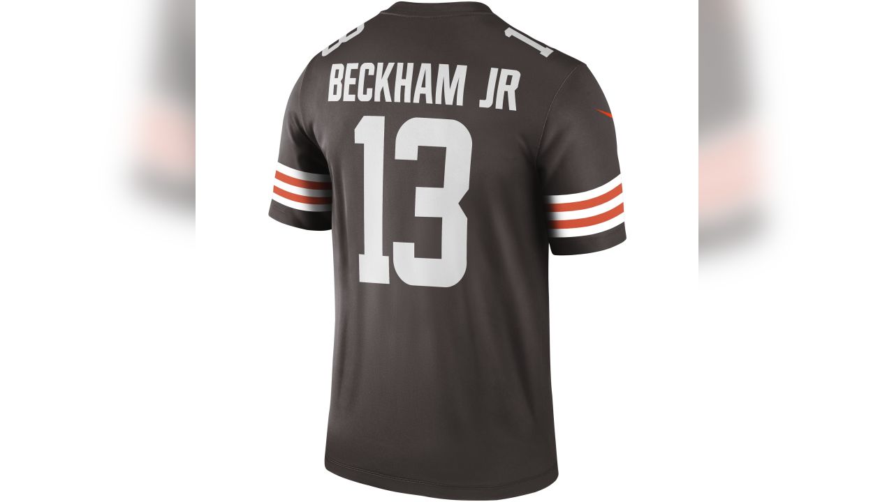 The Odell Beckham Jr. Cleveland Browns jerseys have dropped online