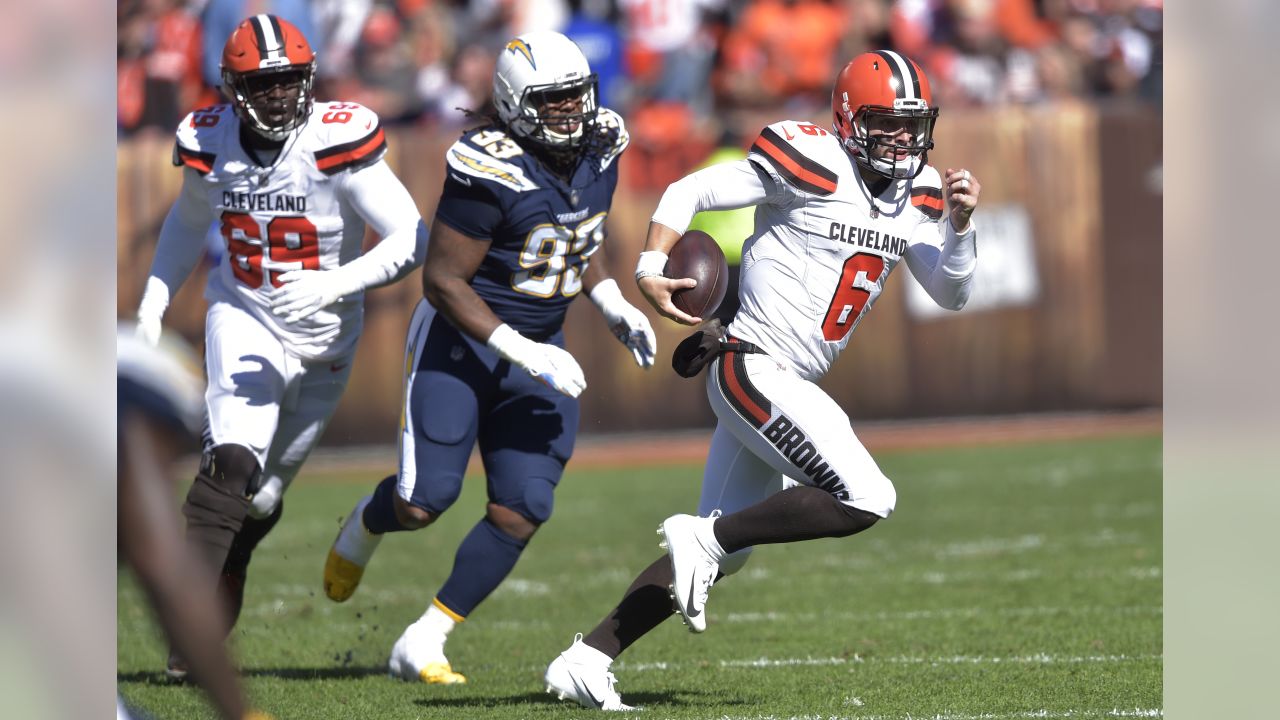 Cleveland Browns Baker Mayfield vs. Los Angeles Chargers, October