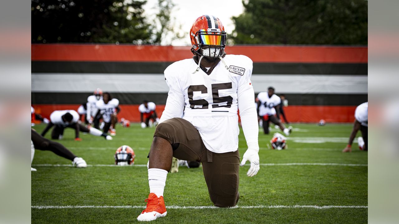 Myles Garrett, Baker Mayfield and other Browns players loved their new  uniform jerseys delivered Wednesday, with Garrett tweeting #backtotheroots  