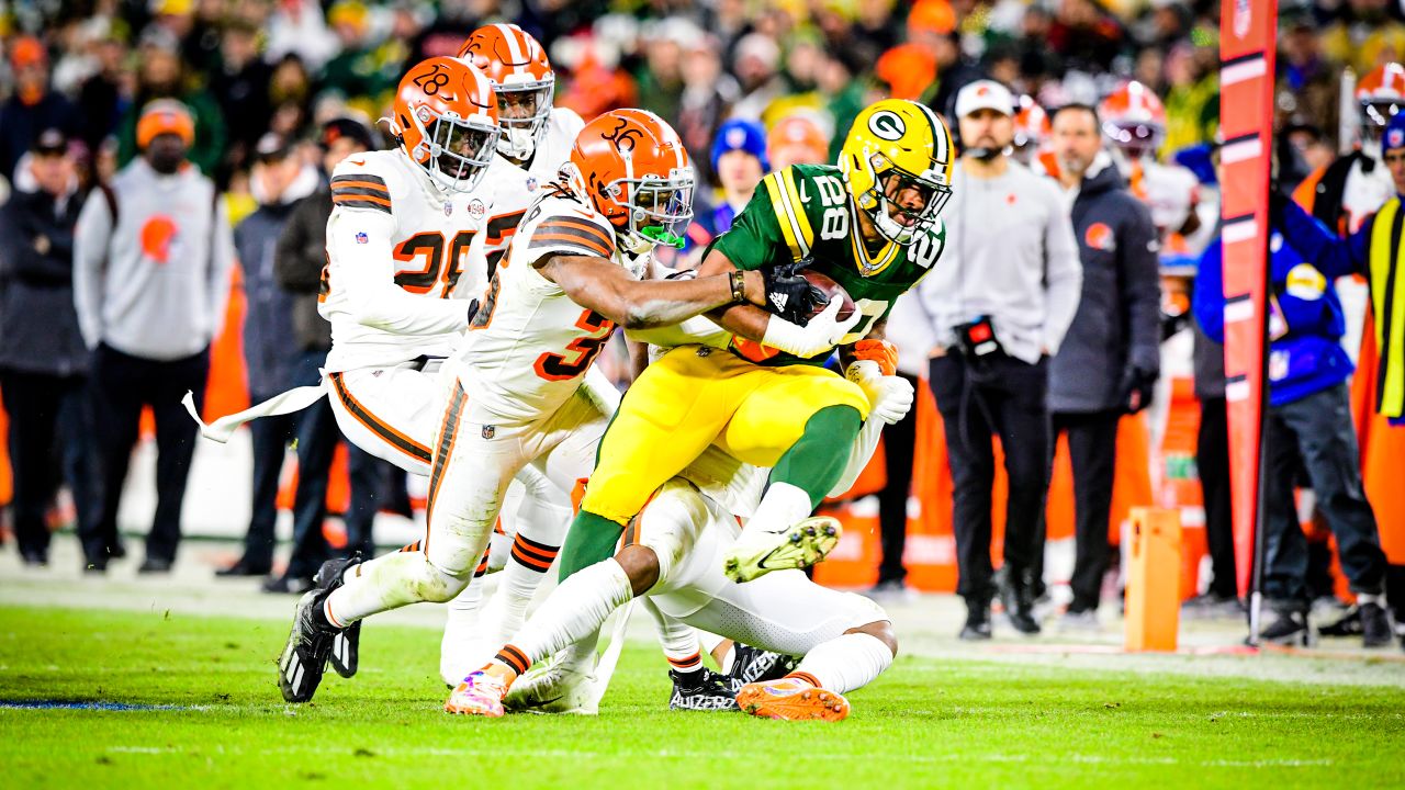 One year later, QB Baker Mayfield returns to Lambeau Field with