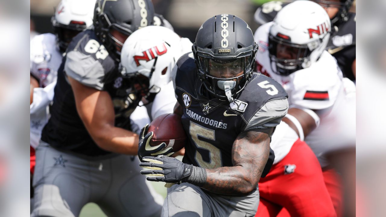 Former Vanderbilt football running back Ke'Shawn Vaughn in photos