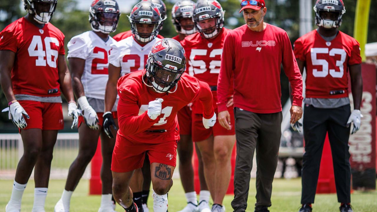 Tampa Bay Buccaneers cornerback Don Gardner runs sprints during the NFL  football team's rookie minicamp, Friday, May 13, 2022, in Tampa, Fla. (AP  Photo/Chris O'Meara Stock Photo - Alamy