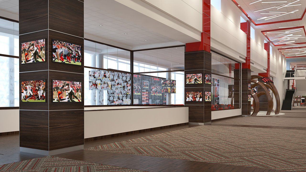 Bucs unveil new West Stadium Club at Raymond James Stadium