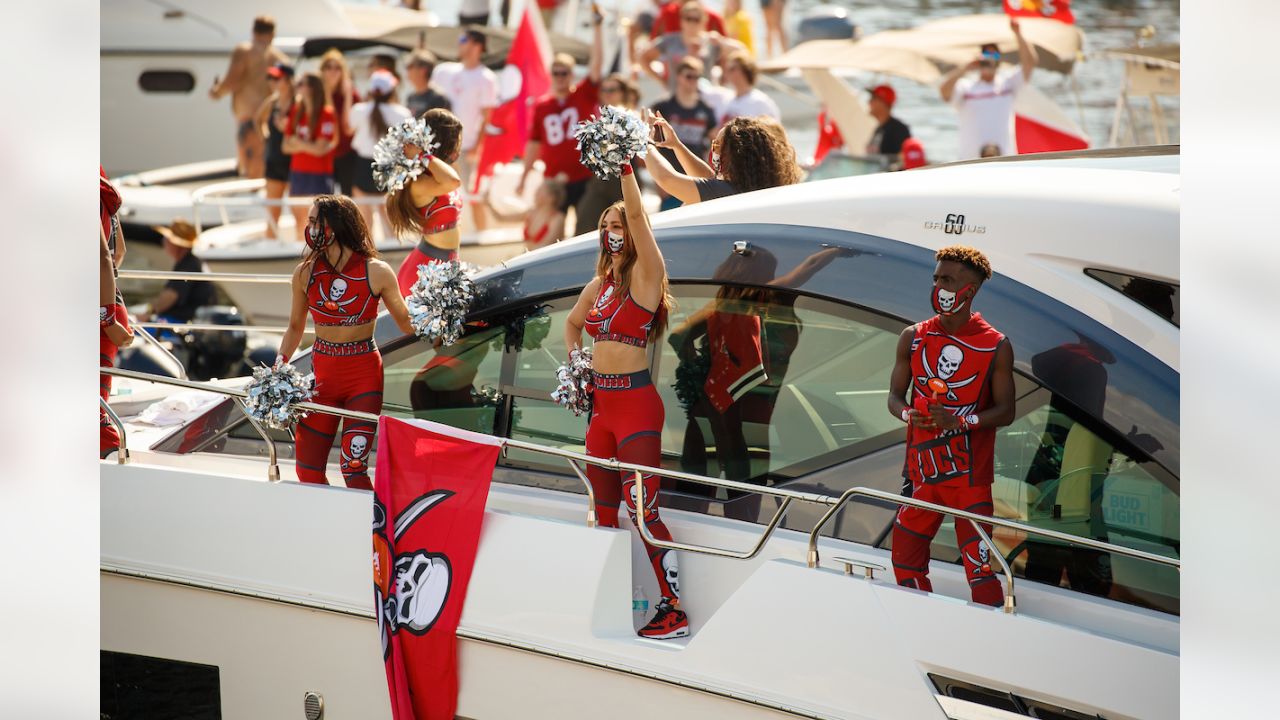 Bucs Cheerleaders Photos from Super Bowl LV & Boat Parade