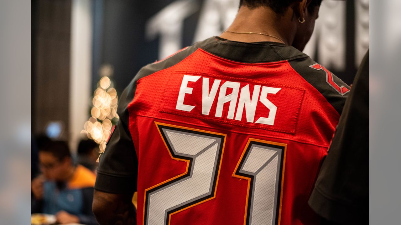 Justin Evans Tampa Bay Buccaneers Player Game Jersey Red in 2023