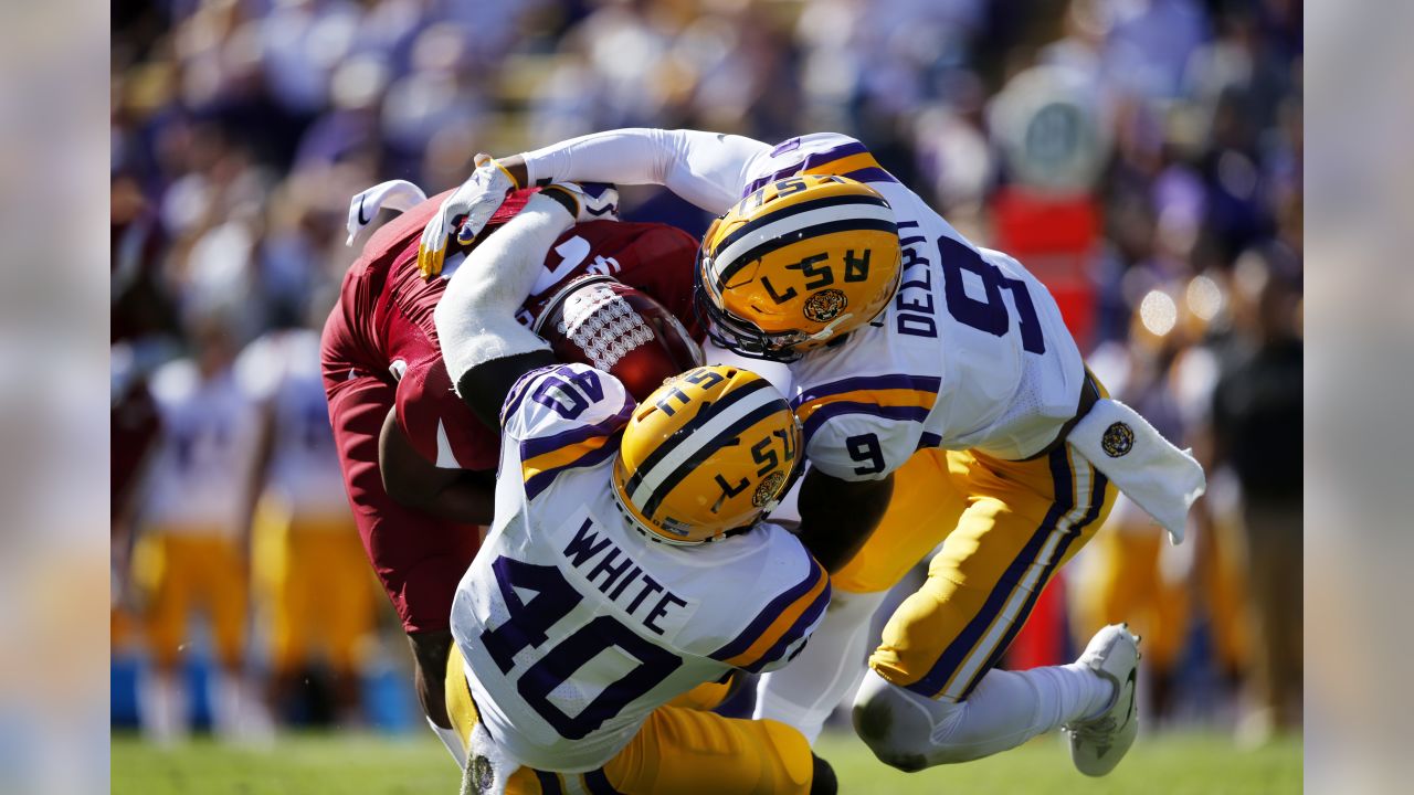 Tampa Bay Buccaneers inside linebacker Devin White (45) during an NFL  wild-card playoff football game, Sunday, Jan. 16, 2022. (AP Photo/Don  Montague Stock Photo - Alamy