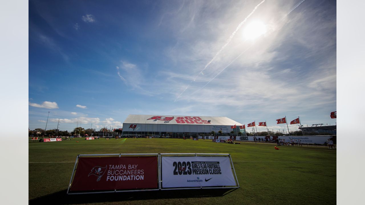 Tampa Bay Buccaneers Girls Flag Football Preseason Classic - Tara  Battiato/Darcie Glazer Kassewitz 