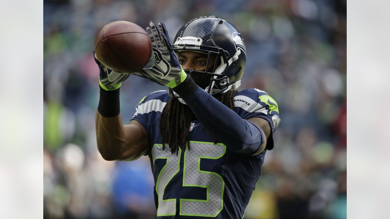 Seattle Seahawks Richard Sherman 2014 Super Bowl XLIX NFL Football