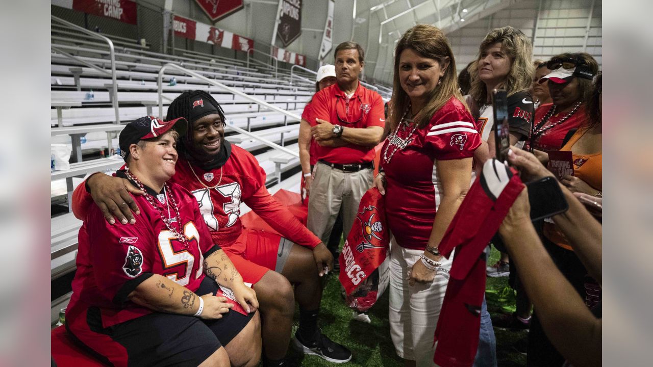 Woman of Red: Local chosen as Bucs Fan of the Year