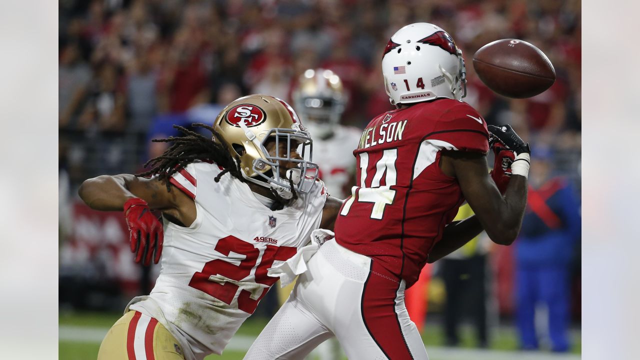 FILE - San Francisco 49ers cornerback Richard Sherman (25) is seen during  the NFL football Super Bowl 54 game against the Kansas City Chiefs in Miami  Gardens, Fla., in this Feb. 2