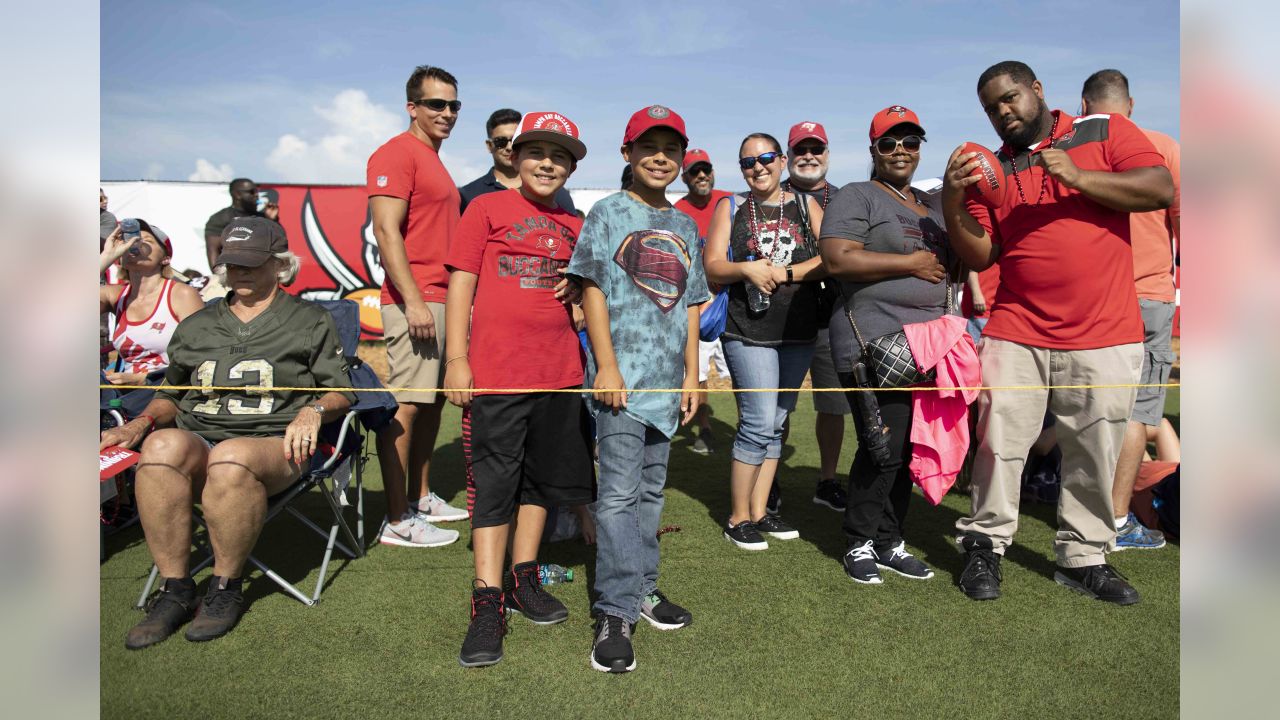 The A-Train] Spent the day out at training camp for the @buccaneers  Military Appreciation Day. It was a great opportunity to meet some of the  fans and shake the hands of those