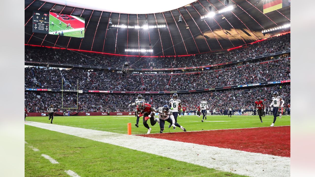 Allianz Arena Unsigned Seattle Seahawks vs. Tampa Bay Buccaneers Photograph