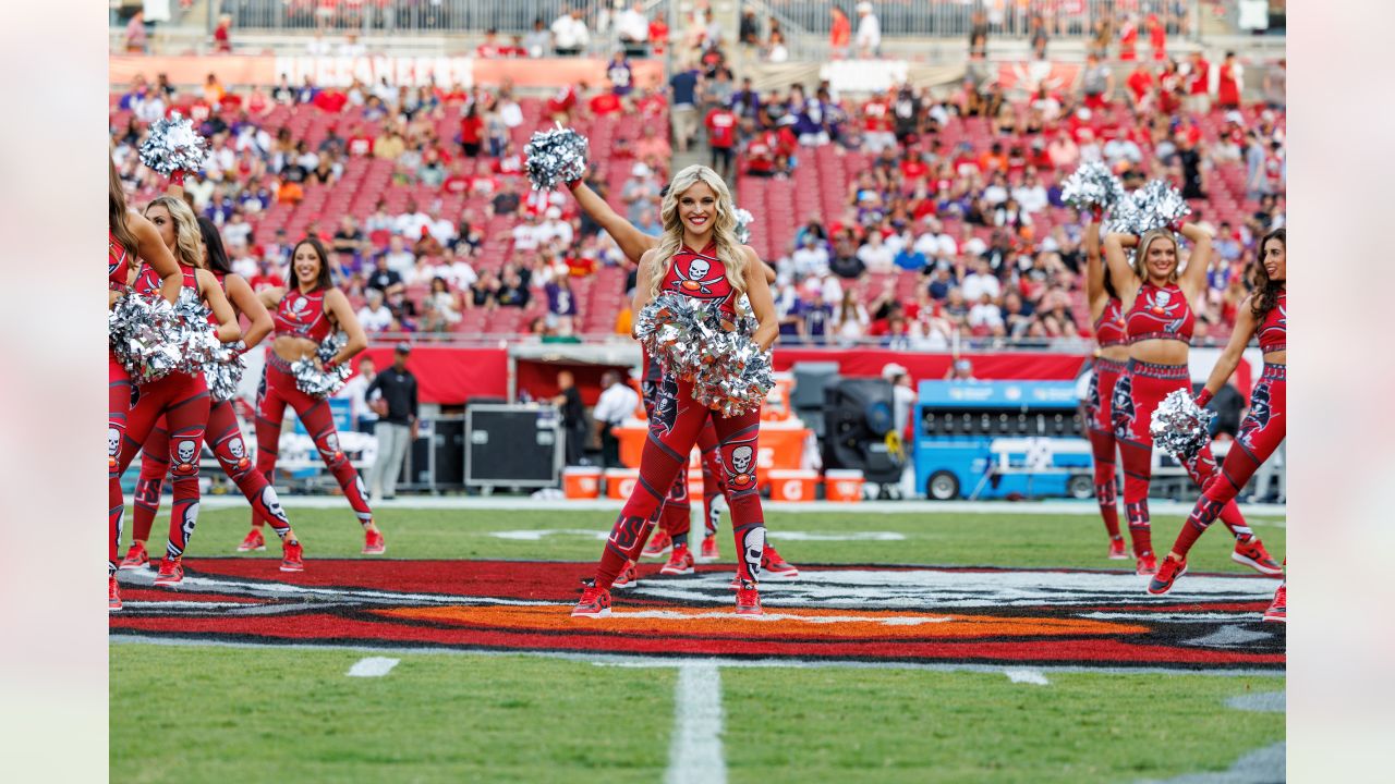 Bucs Cheerleaders Photos from Ravens vs. Bucs Game