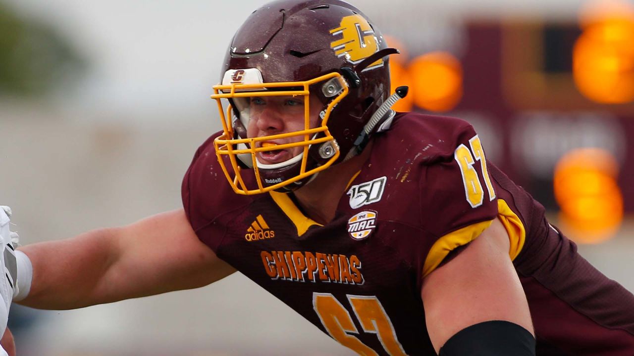 NFL Draft: CMU OL Luke Goedeke Picked By Buccaneers In