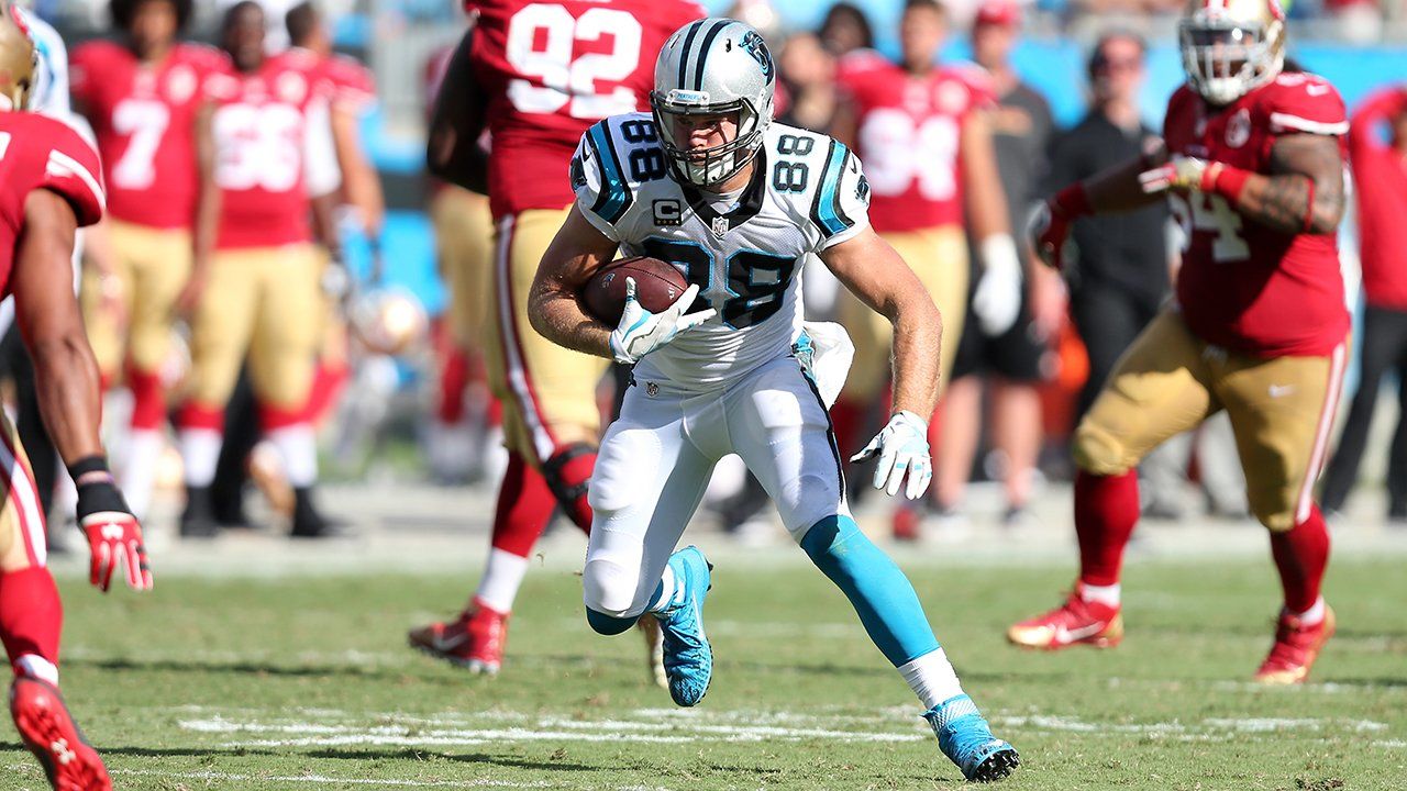 Carolina Panthers defensive back Kurt Coleman (20) after making an  interception during the NFL football game between the Indianapolis Colts  and the Carolina Panthers on Monday, Nov. 2, 2015 in Charlotte, NC.