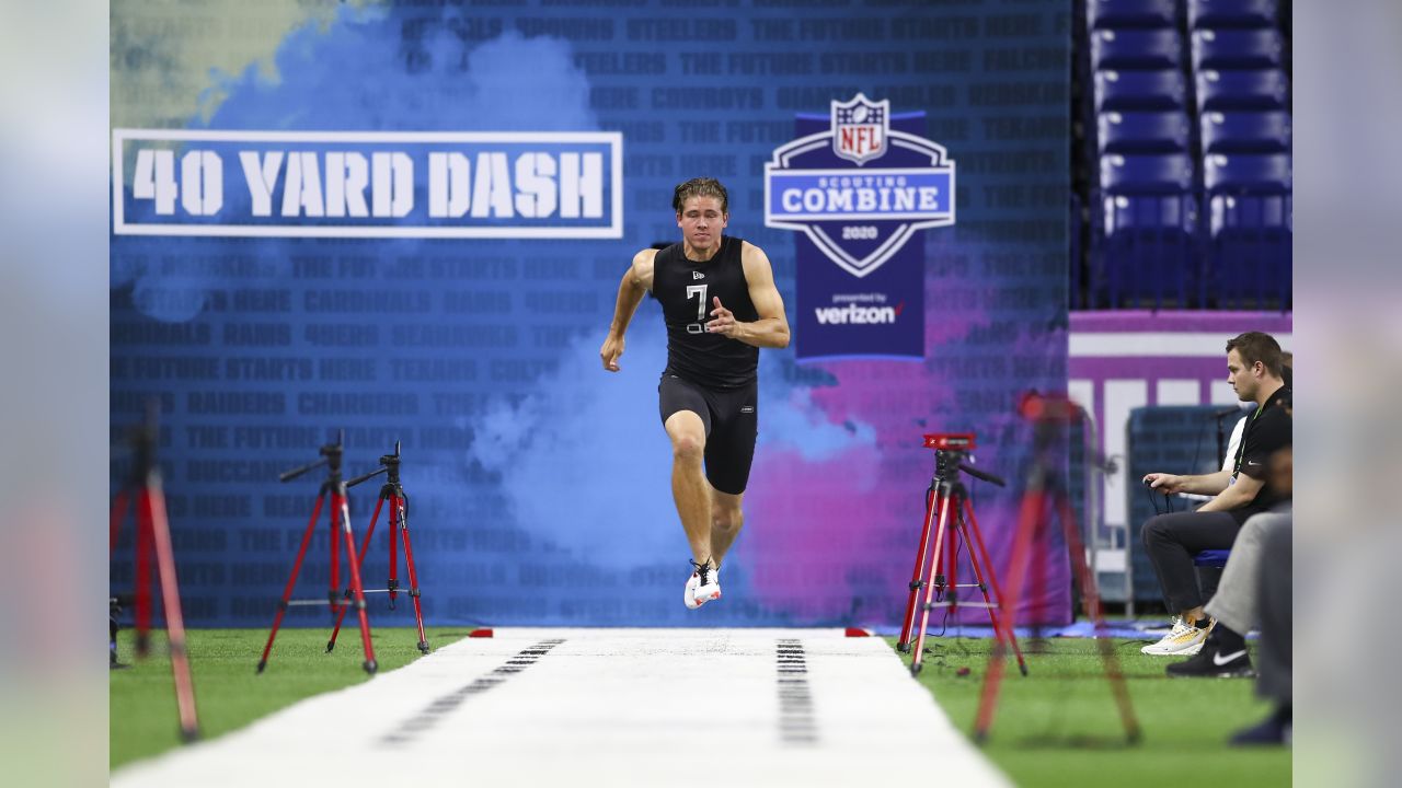 Watch: Justin Herbert runs 40-yard dash at NFL Combine