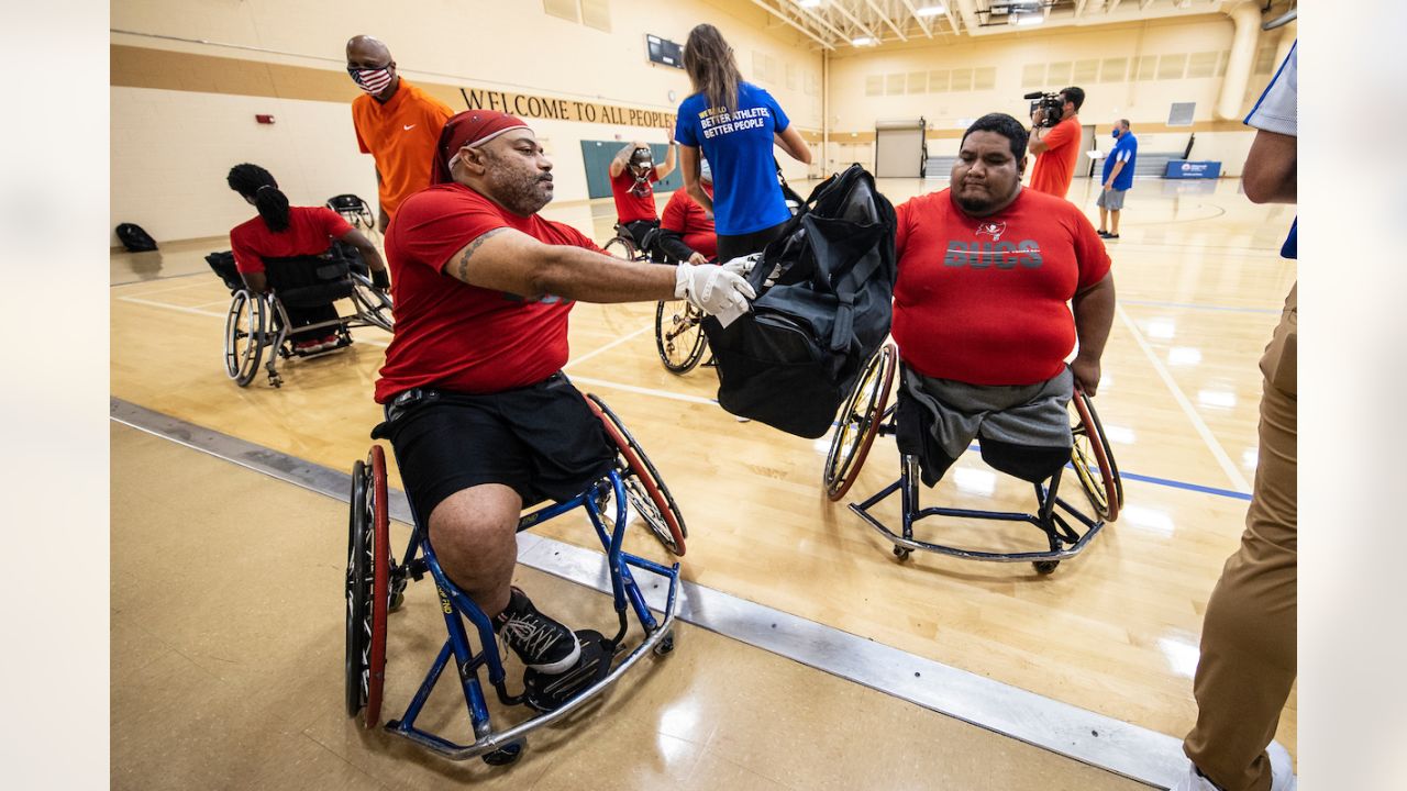 Wheelchair football tournament in Tampa