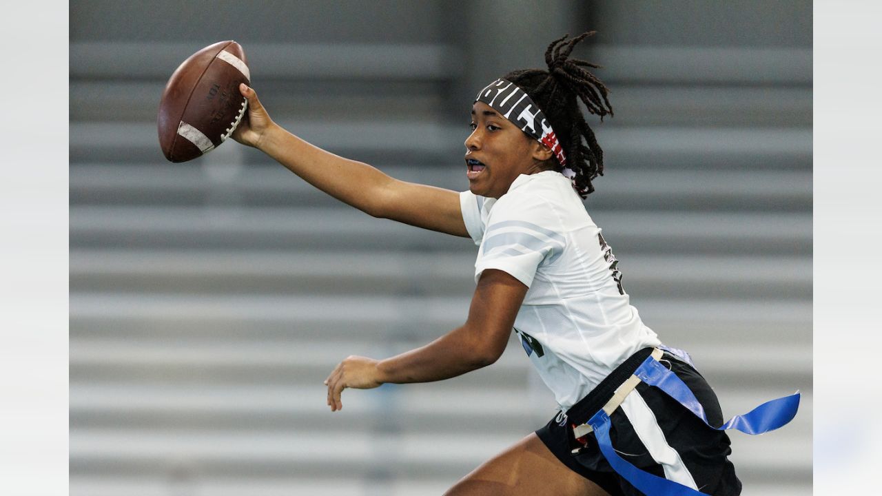 Gwinnett girls flag football teams play exhibition game Saturday