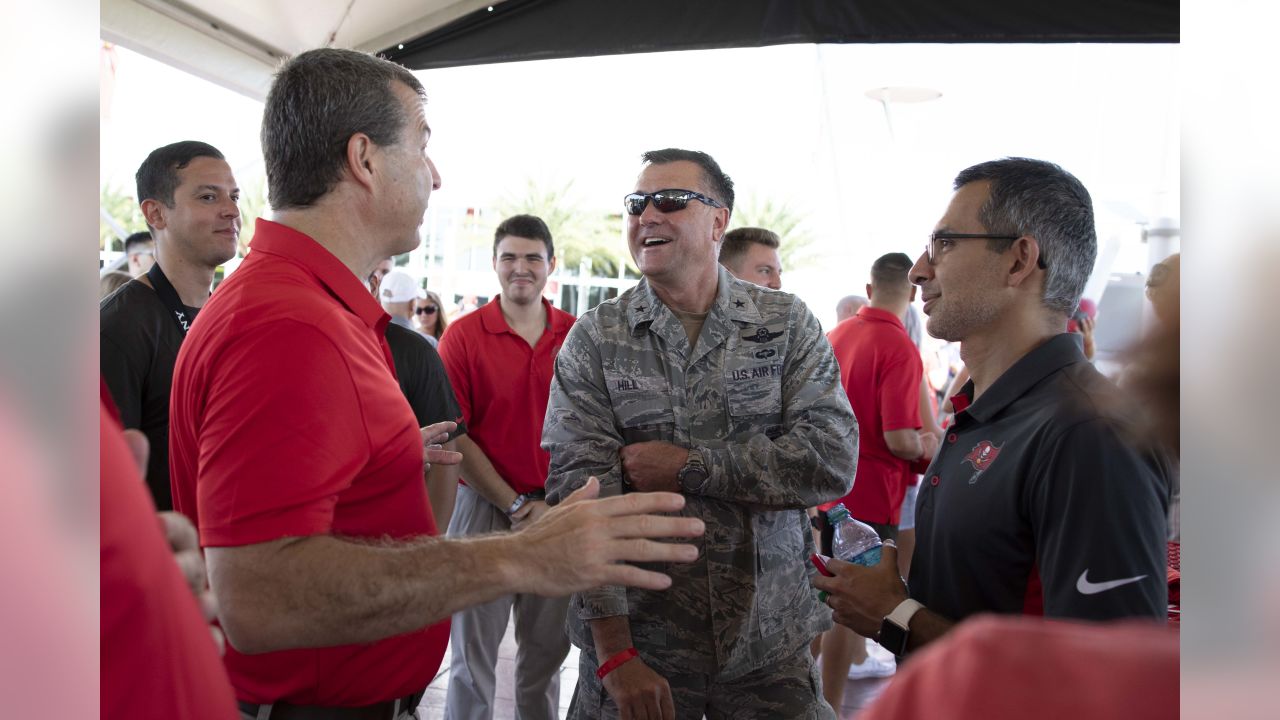 Tampa Bay Buccaneers and USAA Host Training Camp for Service Members >  927th Air Refueling Wing > Article Display