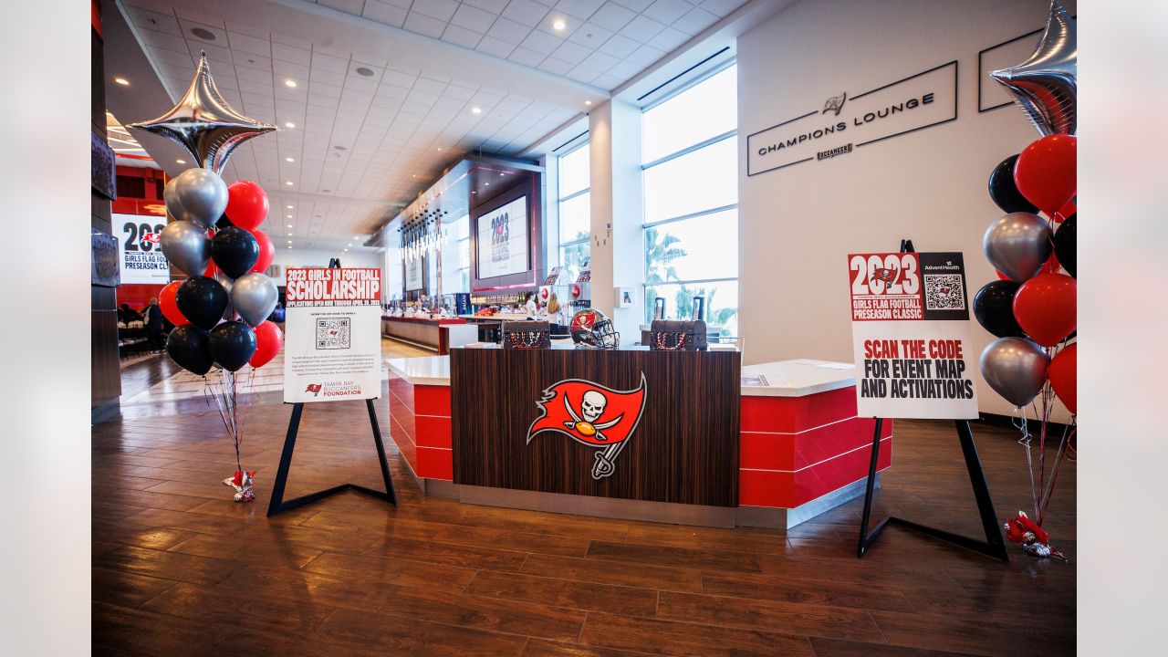 2023 Tampa Bay Buccaneers Foundation Girls Flag Football Preseason Classic  Kickoff Night Gallery