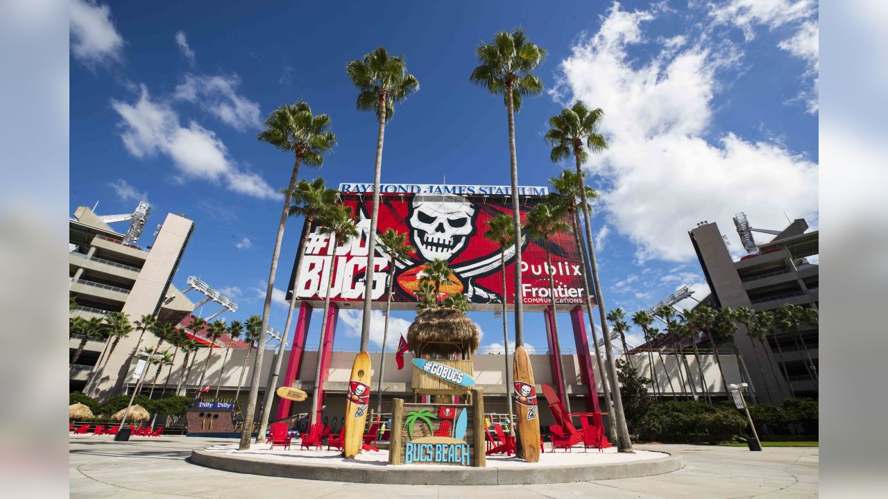 Buccaneers Unveil Bucs Beach at Raymond James Stadium