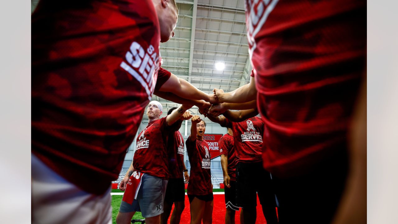 USAA Salute to Service NFL Boot Camp at the Saints training facility, Photos